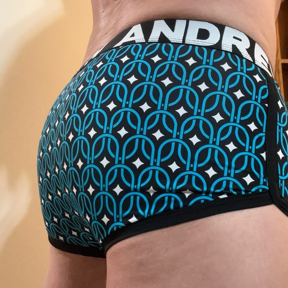 Andrew Christian Ace Boxer Briefs with Geometric Pattern - Picture 4 of 4